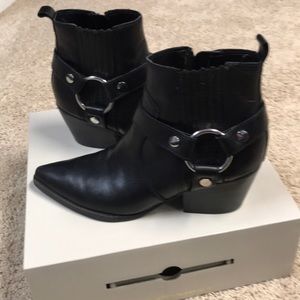 Marc Fisher black booties